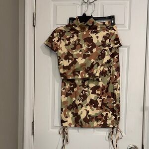 Camouflage Two-Piece Set New